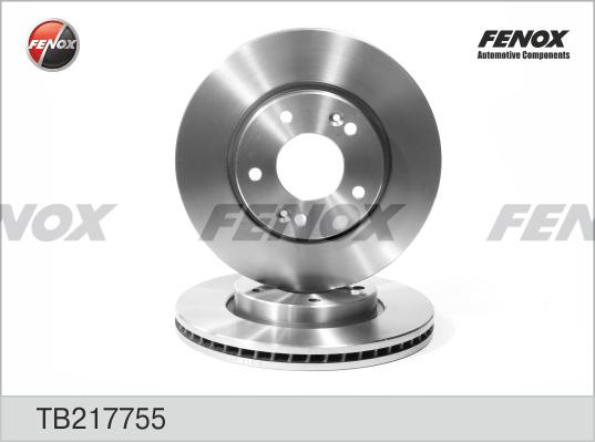 Fenox TB217755 - Тормозной диск autosila-amz.com