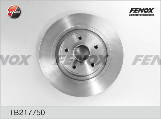 Fenox TB217750 - Тормозной диск autosila-amz.com