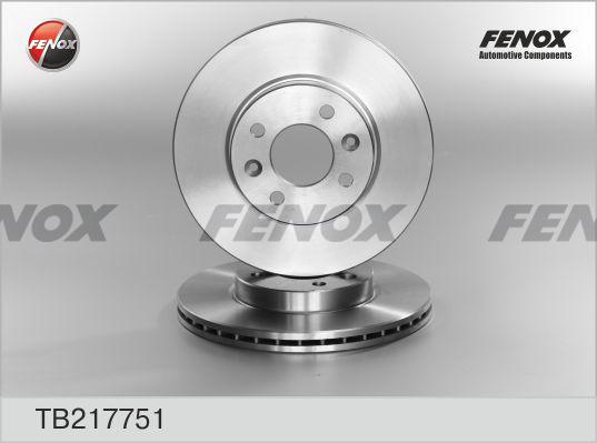 Fenox TB217751 - Тормозной диск autosila-amz.com