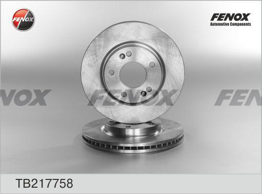 Fenox TB217758 - Тормозной диск autosila-amz.com
