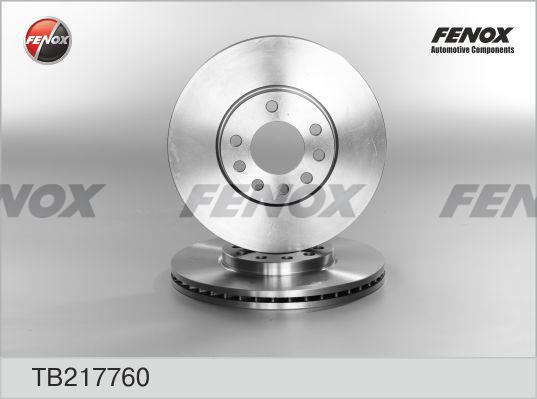 Fenox TB217760 - Тормозной диск autosila-amz.com