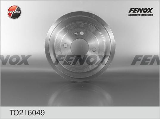 Fenox TO216049 - Тормозной барабан autosila-amz.com