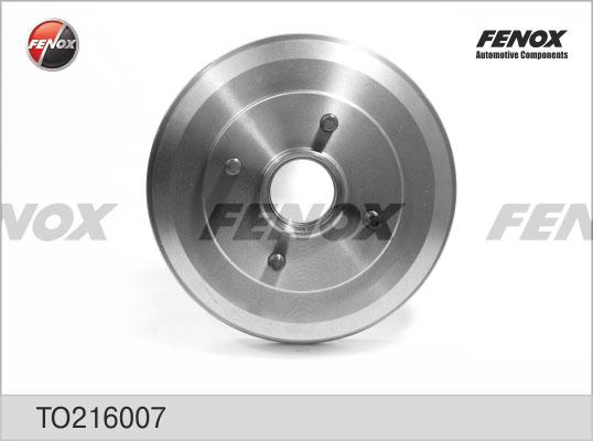 Fenox TO216007 - Тормозной барабан autosila-amz.com