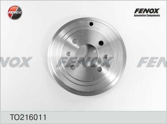 Fenox TO216011 - Тормозной барабан autosila-amz.com