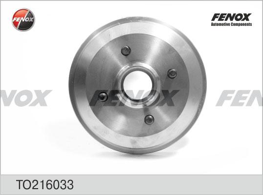 Fenox TO216033 - Тормозной барабан autosila-amz.com