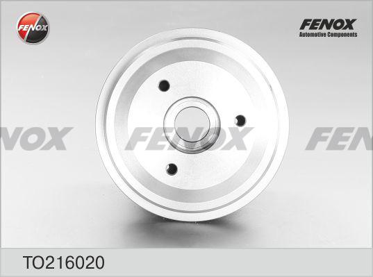 Fenox TO216020 - Тормозной барабан autosila-amz.com