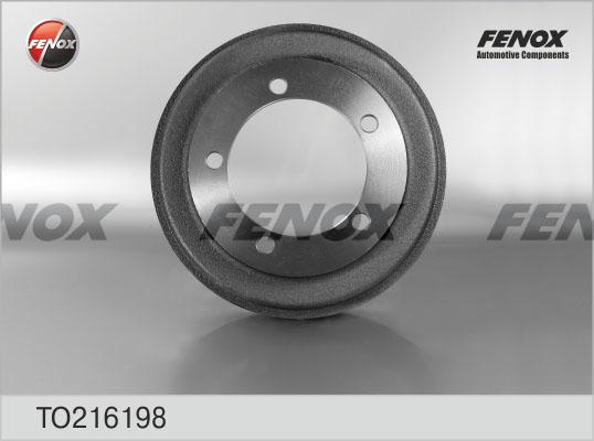 Fenox TO216198 - Тормозной барабан autosila-amz.com