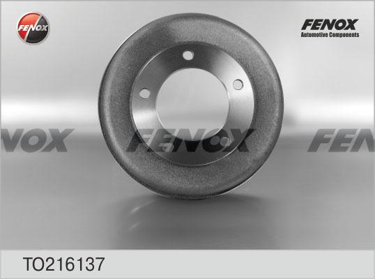 Fenox TO216137 - Тормозной барабан autosila-amz.com