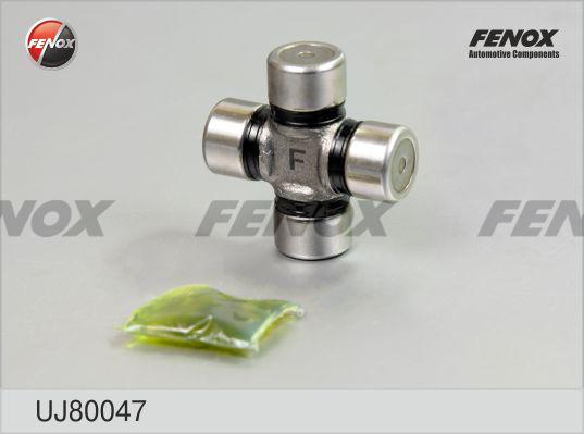 Fenox UJ80047 - Шарнир, продольный вал autosila-amz.com