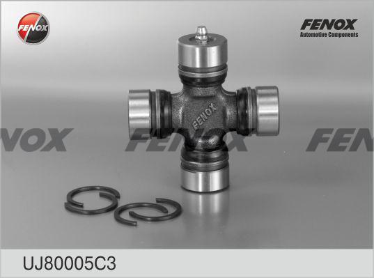 Fenox UJ80005C3 - Шарнир, колонка рулевого управления autosila-amz.com