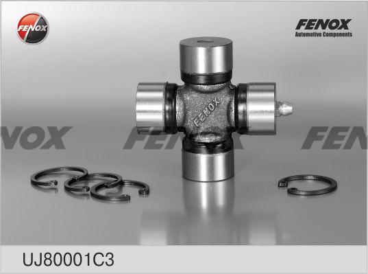 Fenox UJ80001C3 - Шарнир, колонка рулевого управления autosila-amz.com