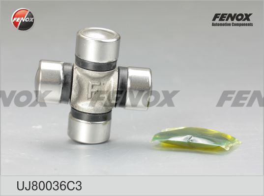 Fenox UJ80036C3 - Шарнир, продольный вал autosila-amz.com