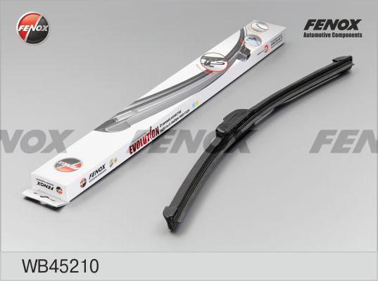Fenox WB45210 - Щетка стеклоочистителя Крепление: Крючок / 450мм (18), бескаркасная WB45210 autosila-amz.com
