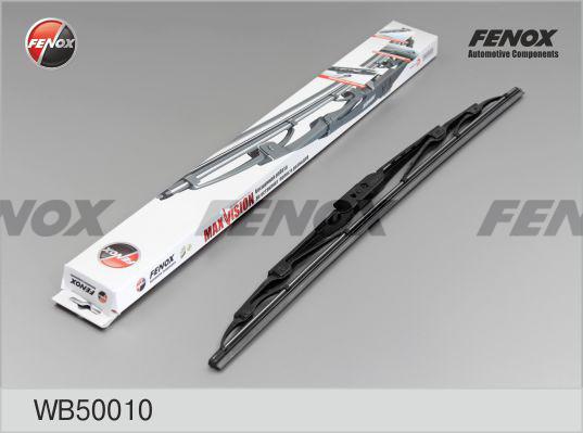 Fenox WB50010 - ЩЕТКА СТЕКЛООЧИСТИТЕЛЯ Крепление: Крючок 50 см (20), каркасная autosila-amz.com