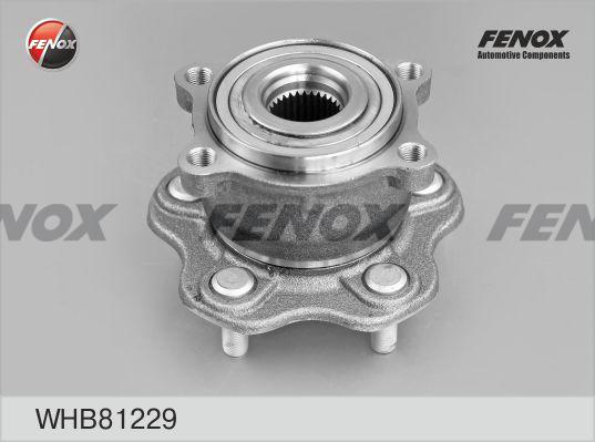 Fenox WHB81229 - к-кт подшипника ступицы !задн.\ Infiniti EX35/EX37/FX37/FX50 08>, Nissan 370 Z 10>/GT-R 09> autosila-amz.com