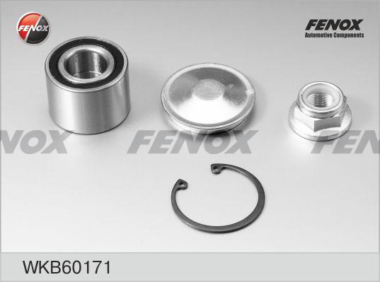 Fenox WKB60171 - Комплект подшипника ступицы колеса autosila-amz.com