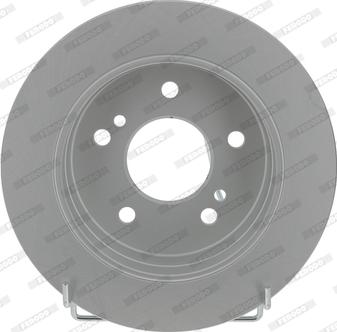 Ferodo DDF539C - Тормозной диск autosila-amz.com