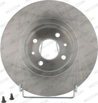 Ferodo DDF1124 - Тормозной диск autosila-amz.com