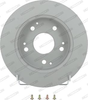 Ferodo DDF186-1 - Тормозной диск autosila-amz.com