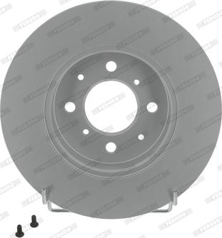Ferodo DDF872C - Тормозной диск autosila-amz.com