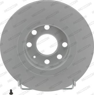Ferodo DDF206C - Тормозной диск autosila-amz.com
