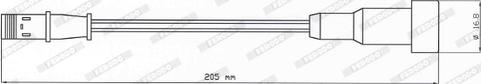 Ferodo FAI206 - Сигнализатор, износ тормозных колодок autosila-amz.com