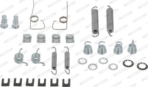 Ferodo FBA41 - Комплектующие, барабанный тормозной механизм autosila-amz.com