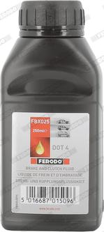 Ferodo FBX025 - Тормозная жидкость autosila-amz.com