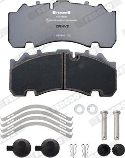 Ferodo FCV4582B - Brake Pad Set, disc brake autosila-amz.com