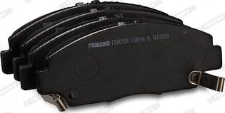 Ferodo FDB904-D - Тормозные колодки, дисковые, комплект autosila-amz.com