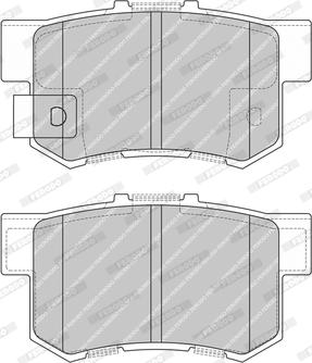 Ferodo FDB4991-D - Тормозные колодки, дисковые, комплект autosila-amz.com