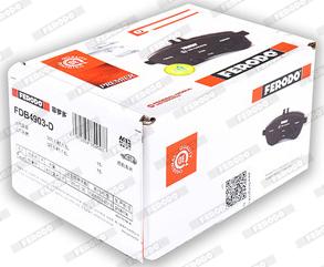 Ferodo FDB4903-D - Тормозные колодки, дисковые, комплект autosila-amz.com