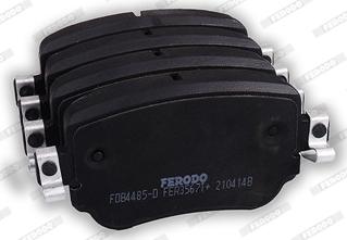 Ferodo FDB4485-D - Тормозные колодки, дисковые, комплект autosila-amz.com