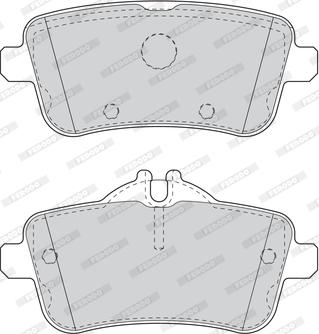 Ferodo FDB4587 - Тормозные колодки зад (sport) MB GLE 43 AMG/GLS 350D 16-19 autosila-amz.com
