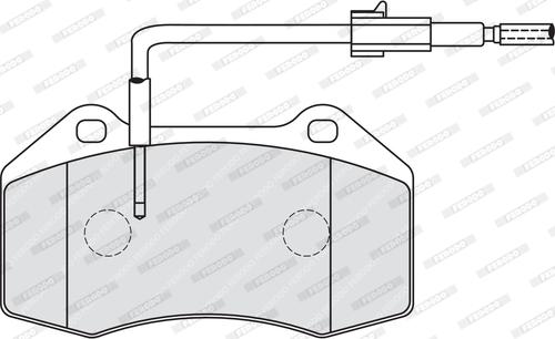 Ferodo FDB4040 - Тормозные колодки, дисковые, комплект autosila-amz.com