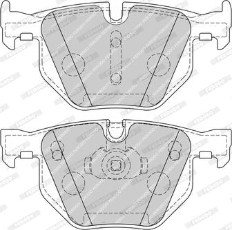 Ferodo FDB4067-D - Тормозные колодки, дисковые, комплект autosila-amz.com