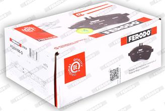 Ferodo FDB4106-D - Тормозные колодки, дисковые, комплект autosila-amz.com
