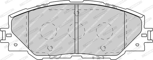 Ferodo FDB4136-D - Тормозные колодки, дисковые, комплект autosila-amz.com