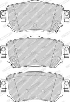 Ferodo FDB4842 - Тормозные колодки, дисковые, комплект autosila-amz.com