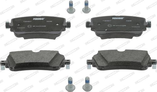 Ferodo FDB4807 - Тормозные колодки, дисковые, комплект autosila-amz.com