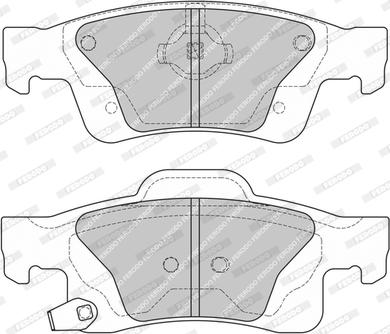 Jeep 68052386AC - Тормозные колодки, дисковые, комплект autosila-amz.com