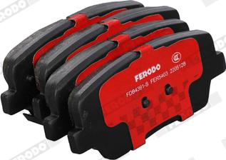 Ferodo FDB4391-S - Тормозные колодки, дисковые, комплект autosila-amz.com