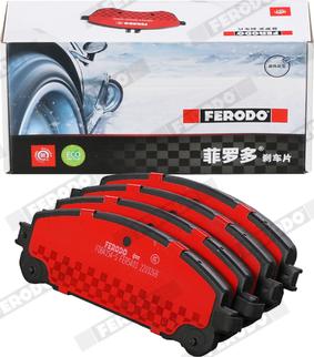 Ferodo FDB4354-S - Тормозные колодки, дисковые, комплект autosila-amz.com