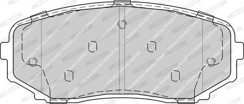 Ferodo FDB4365-D - Тормозные колодки, дисковые, комплект autosila-amz.com