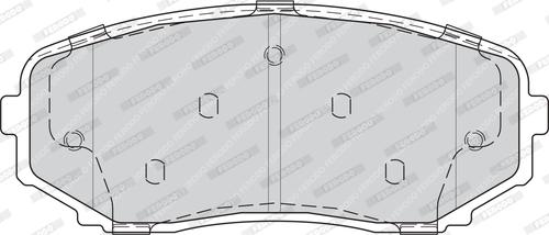 Ferodo FDB4365 - Тормозные колодки, дисковые, комплект autosila-amz.com