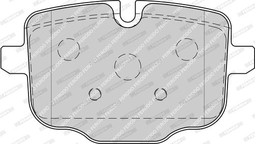 Ferodo FDB4381-D - Тормозные колодки, дисковые, комплект autosila-amz.com