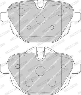 Ferodo FDB4376-D - Тормозные колодки, дисковые, комплект autosila-amz.com