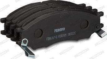 Ferodo FDB4267-D - Тормозные колодки, дисковые, комплект autosila-amz.com
