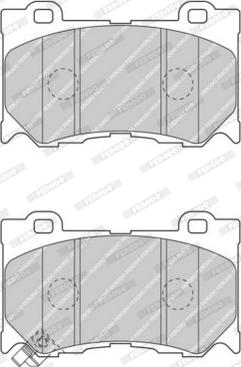 Ferodo FDB4284 - Тормозные колодки, дисковые, комплект autosila-amz.com