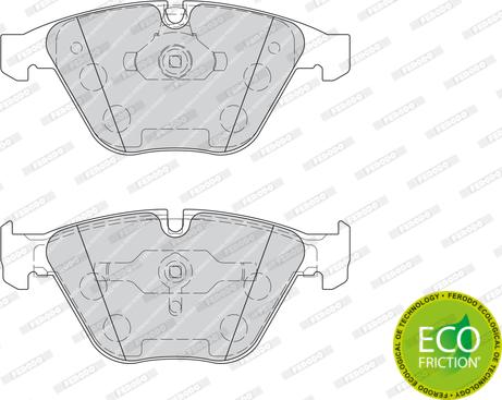 Ferodo FDB4221 - Тормозные колодки, дисковые, комплект autosila-amz.com